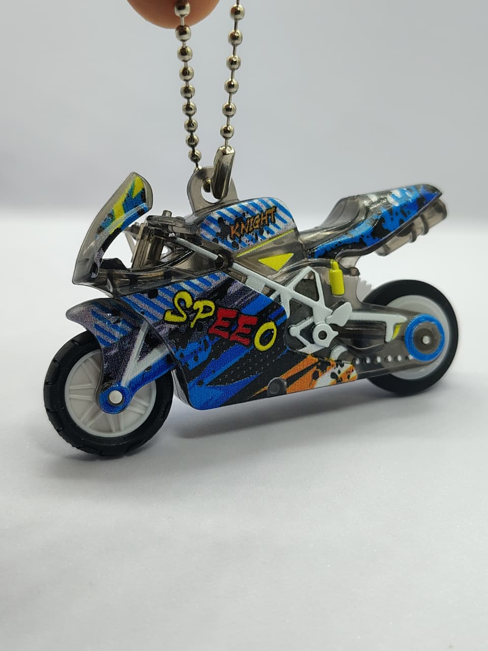 Speed Knight keychain (spark lighting effect when moving)