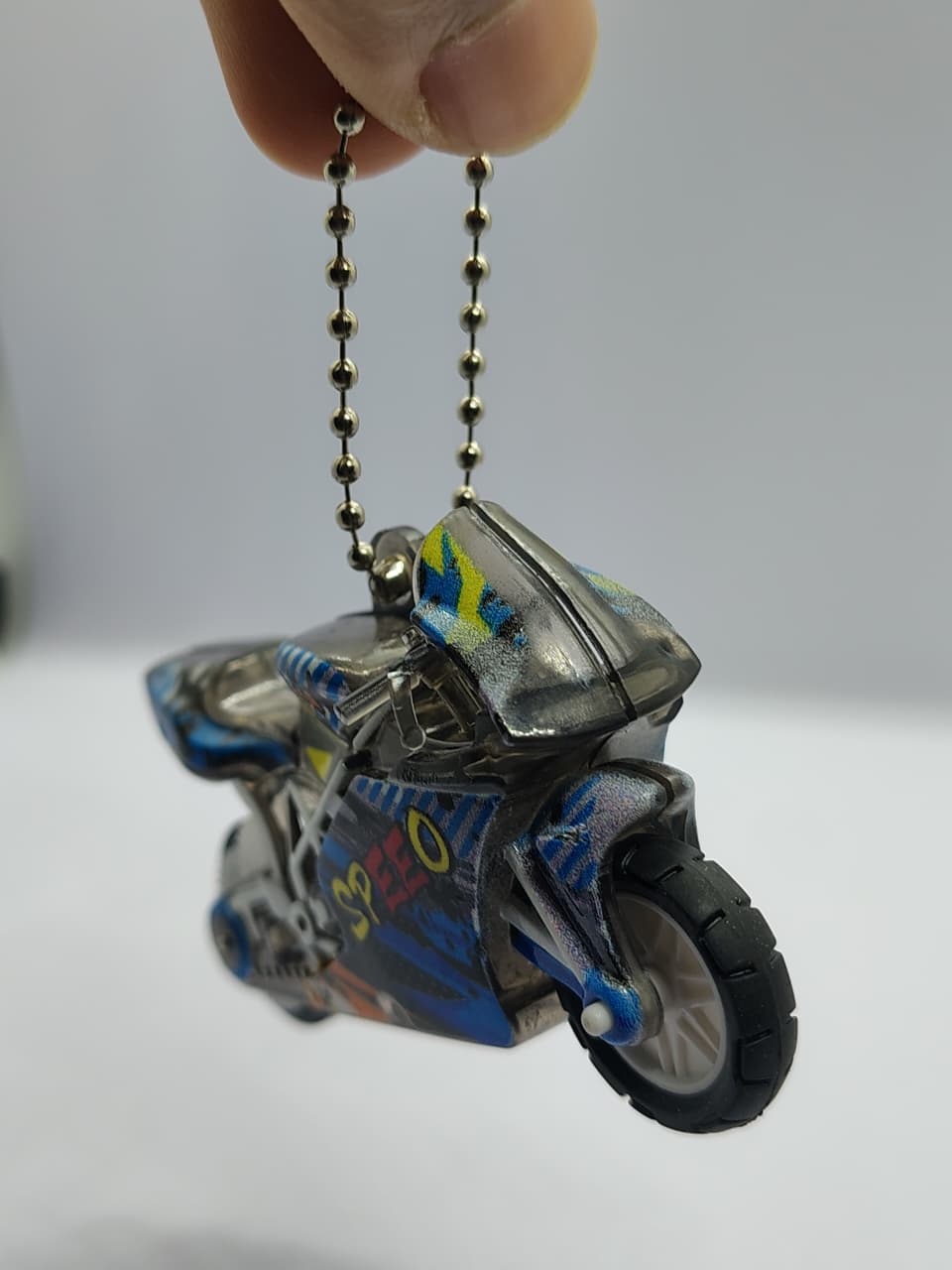 Speed Knight keychain (spark lighting effect when moving)