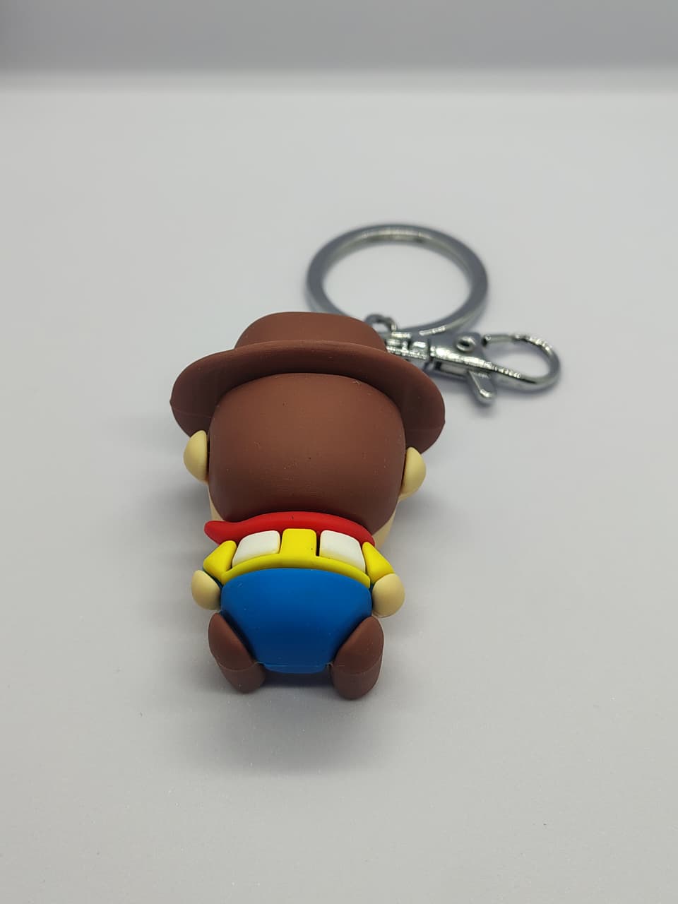 Disney Toy Story Woody character rubber keychain