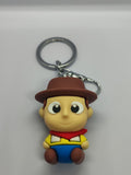 Disney Toy Story Woody character rubber keychain