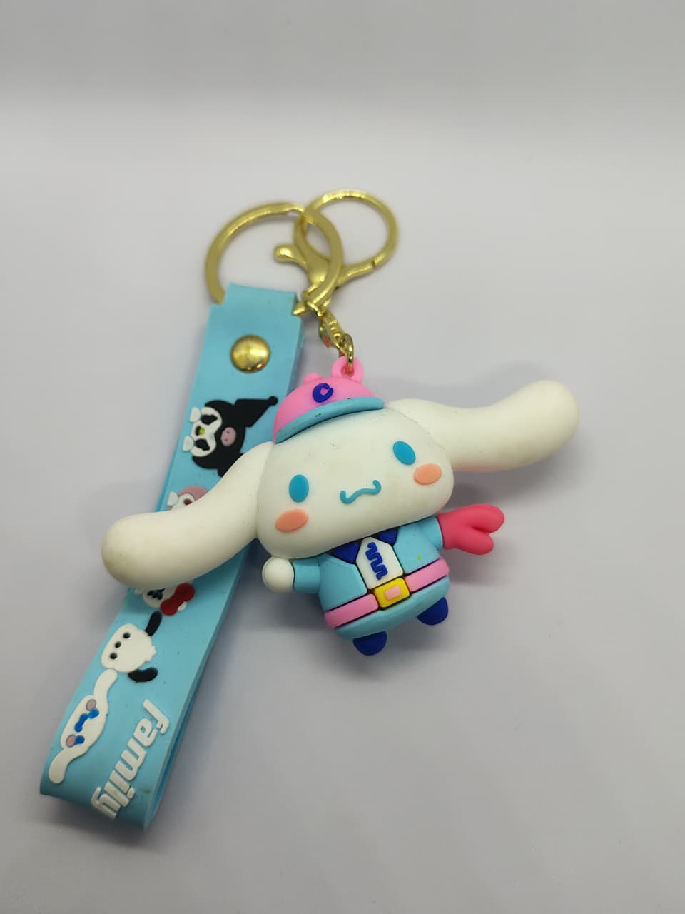 Cinnamoroll 3D cartoon keychain