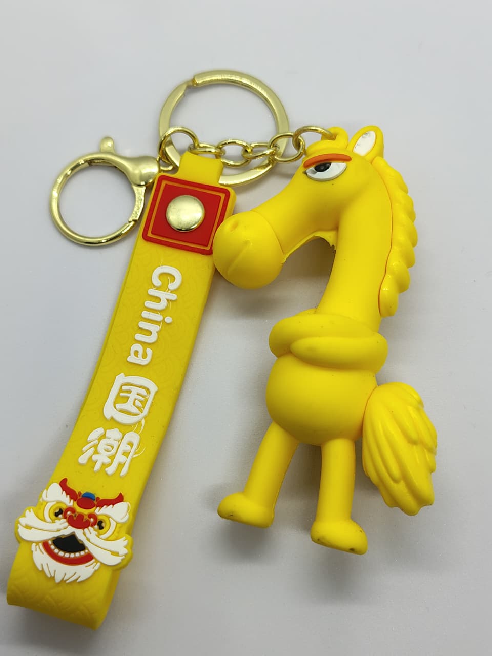 LUCKY Zodiac Horse keychain