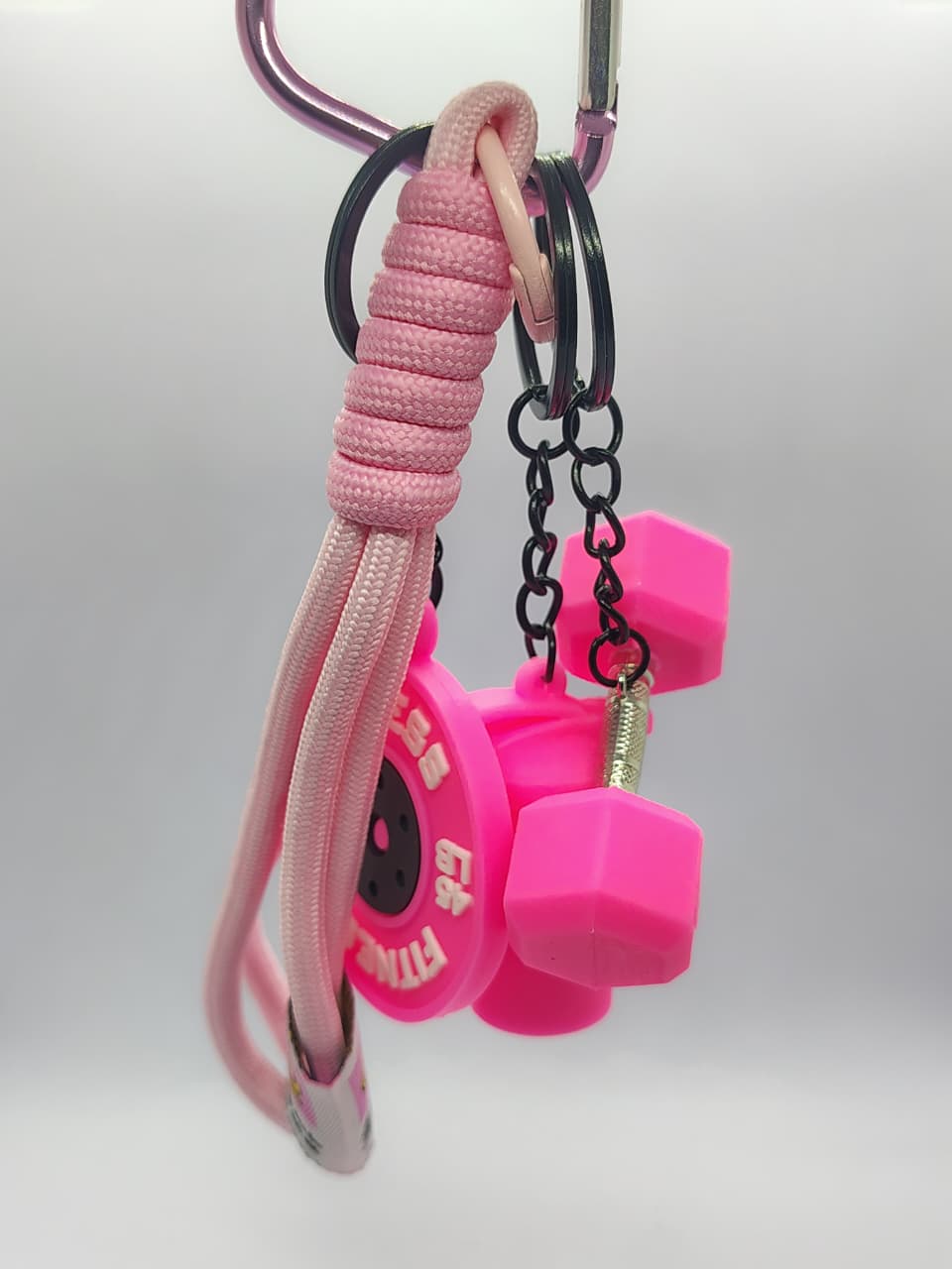 Fitness Keychain Set (PINK)