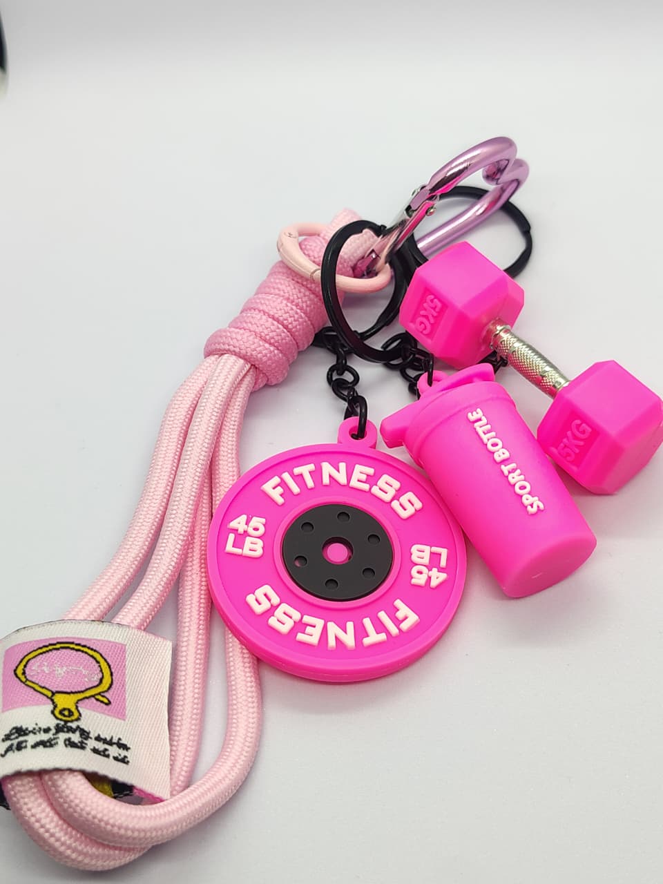 Fitness Keychain Set (PINK)