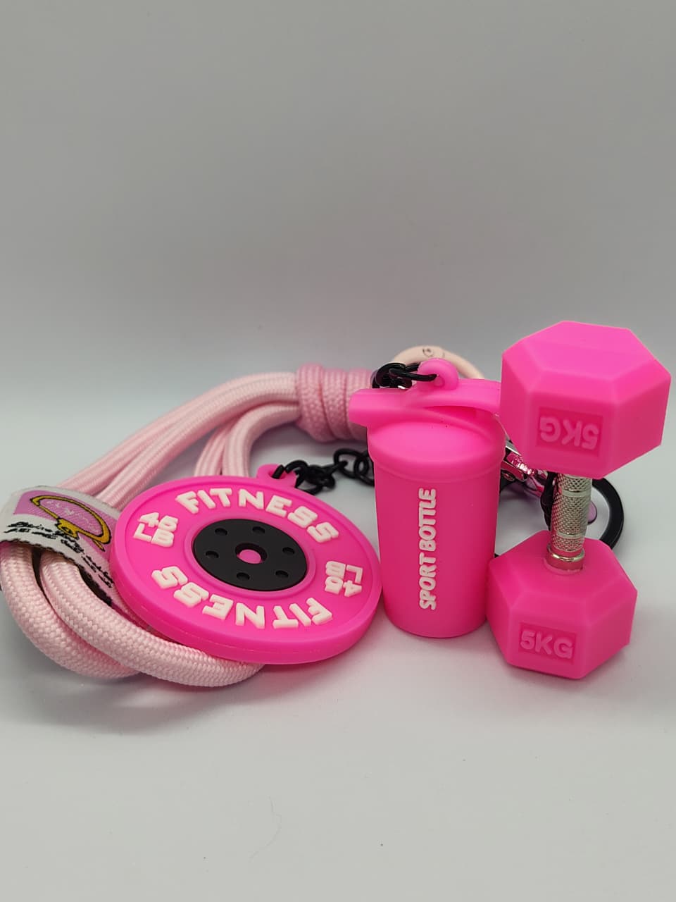 Fitness Keychain Set (PINK)