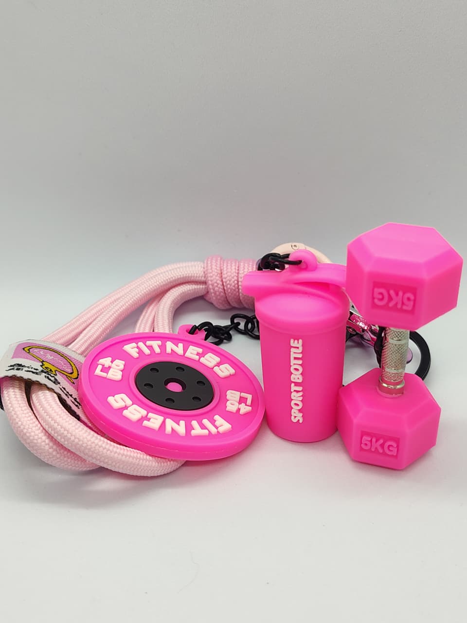 Fitness Keychain Set (PINK)