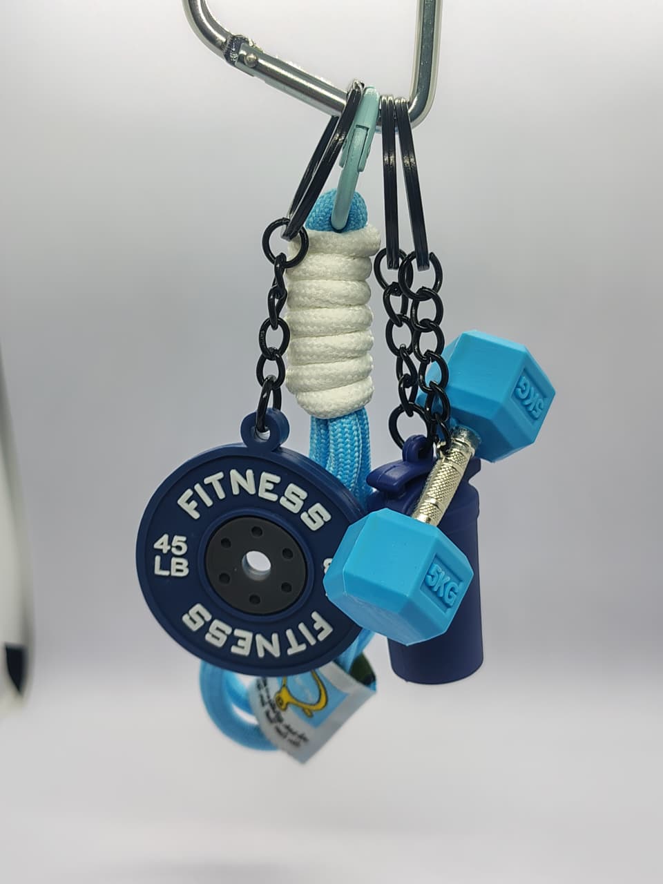 Fitness Keychain Set (BLUE)