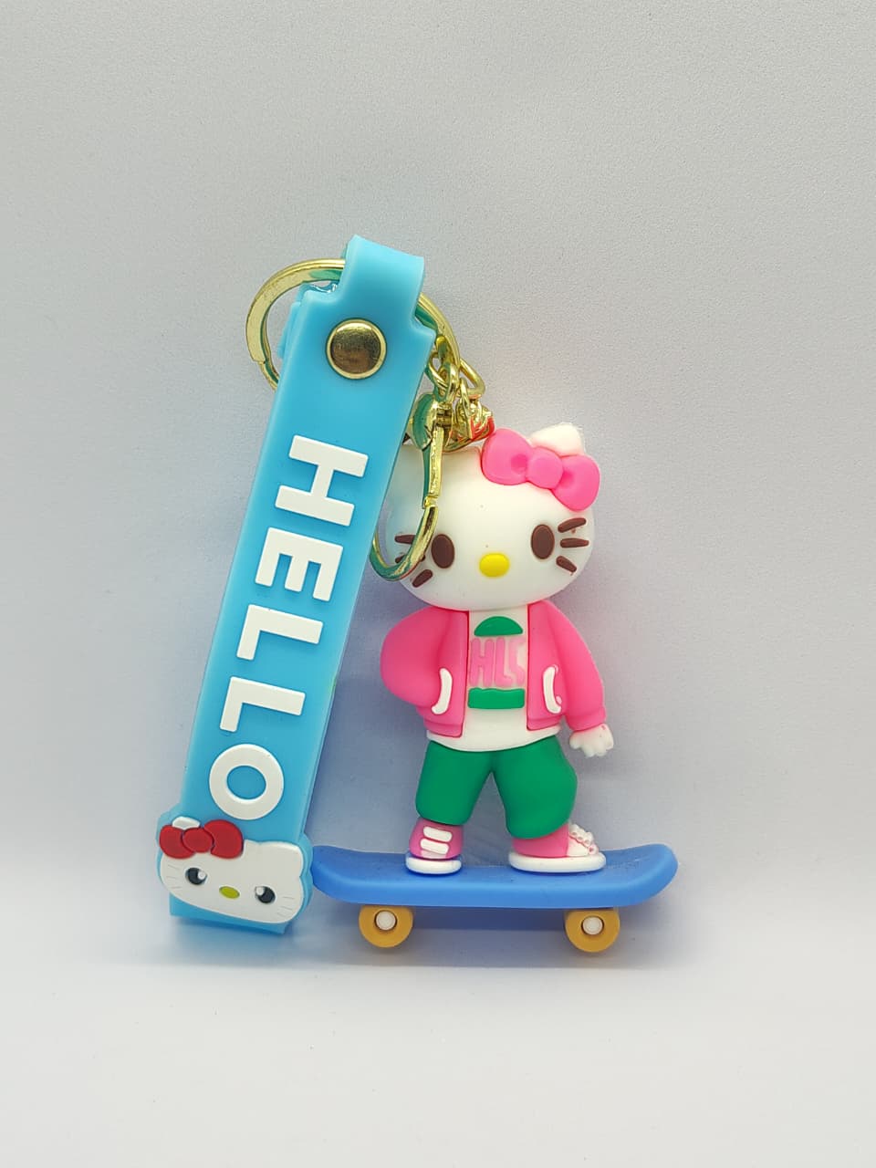 CUTE HELLO KITTY Keychain (BLUE)