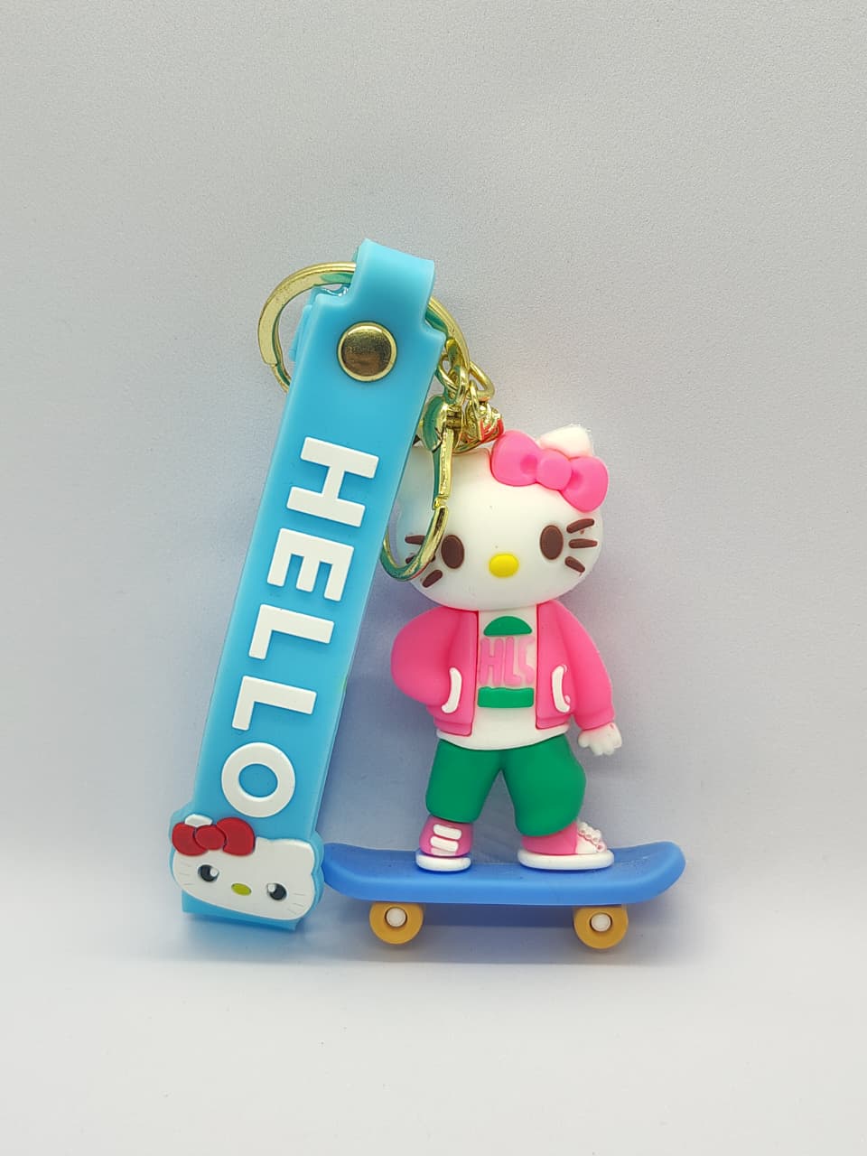 CUTE HELLO KITTY Keychain (BLUE)