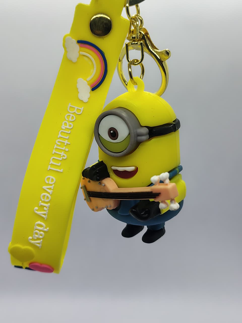 3D Minion keychain "guitar"