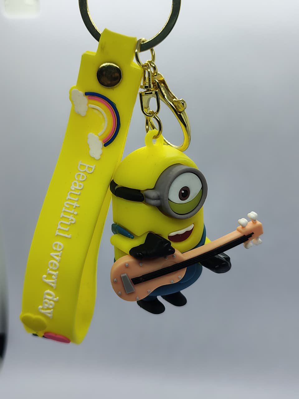 3D Minion keychain "guitar"
