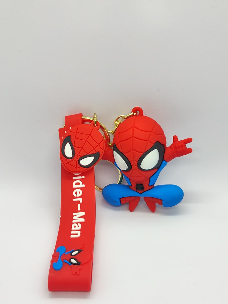 3D Spider-Man silicone keychain