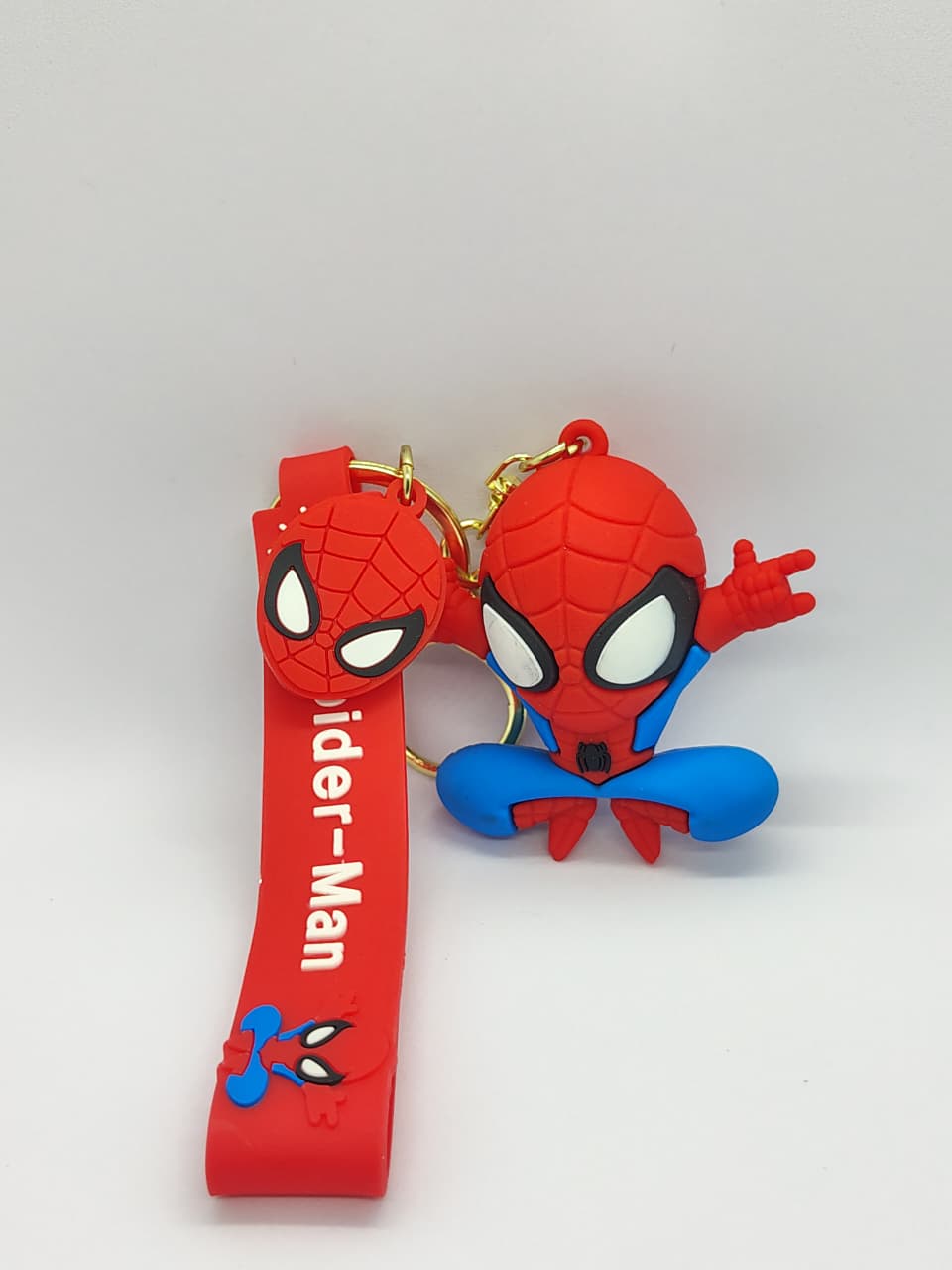 3D Spider-Man silicone keychain